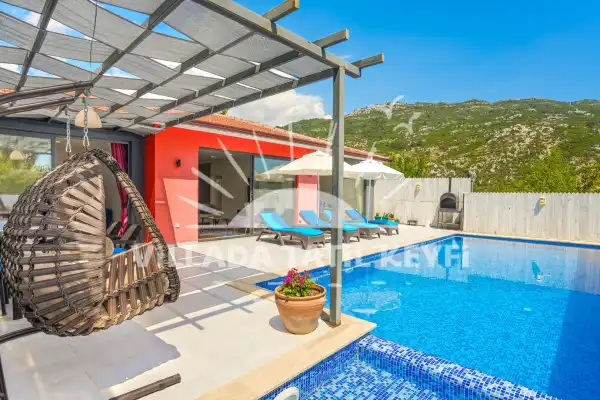 Villa Çakır Kalkan İslamlar Köyü'nde Huzurlu Bir Villa Tatil Deneyimi