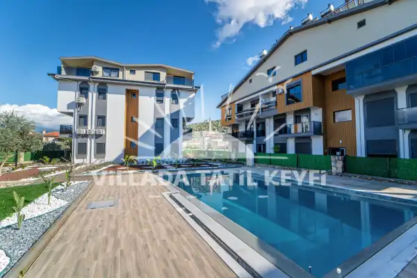Fethiye Patlangıç’ta Ortak Havuzlu 1+1 Kiralık Apart | Botanik Life Garden